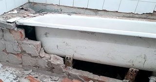 Демонтаж ванной комнаты в Анапе - стоимость работ от 830 руб. | Сварной-Нпа